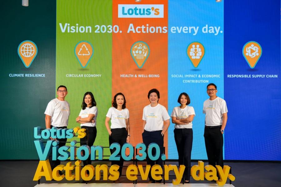 โลตัส ประกาศนโยบายด้านความยั่งยืน “Vision 2030. Actions every day.” วางรากฐานความยั่งยืนทุกมิติของธุรกิจ New SMART Retail ขับเคลื่อนการดำเนินงานทุกวัน สู่เป้าหมาย UN SDGs 2030 โลตัส ประกาศนโยบายด้านความยั่งยืน “Vision 2030. Actions every day.” วางรากฐานความยั่งยืนทุกมิติของธุรกิจ New SMART Retail ขับเคลื่อนการดำเนินงานทุกวัน สู่เป้าหมาย UN SDGs 2030
