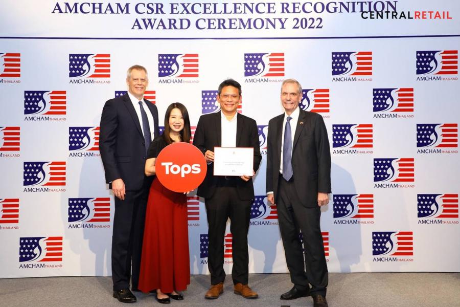 “ท็อปส์” คว้ารางวัลระดับแพลตตินัม “AMCHAM CSR EXCELLENCE AWARDS” ต่อเนื่องเป็นปีที่ 12 “ท็อปส์” คว้ารางวัลระดับแพลตตินัม “AMCHAM CSR EXCELLENCE AWARDS” ต่อเนื่องเป็นปีที่ 12