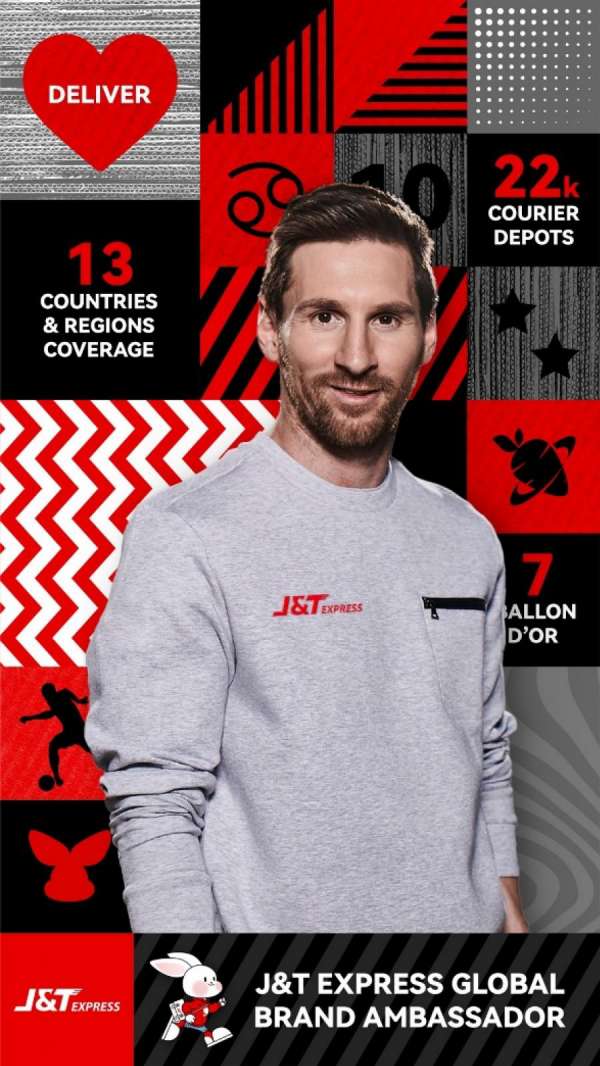 J &T Express เปิดตัว ‘Lionel Messi’ ขึ้นแท่น Global Brand Ambassador   