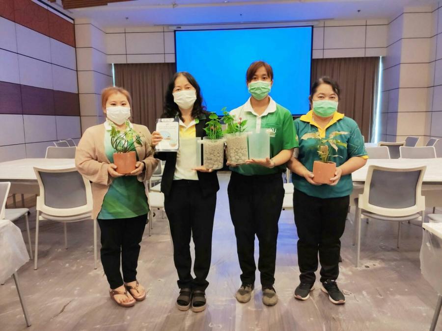 วช. ร่วมมือ มก. จัดเวิร์คช็อป การสร้างและออกแบบระบบบำบัดน้ำเสียชนิดบึงประดิษฐ์สำหรับบ้านพักอาศัย สนุกผ่อนคลาย เอาใจวัยช่างประดิษฐ์ ในงาน Thailand Inventors’ Day 2023