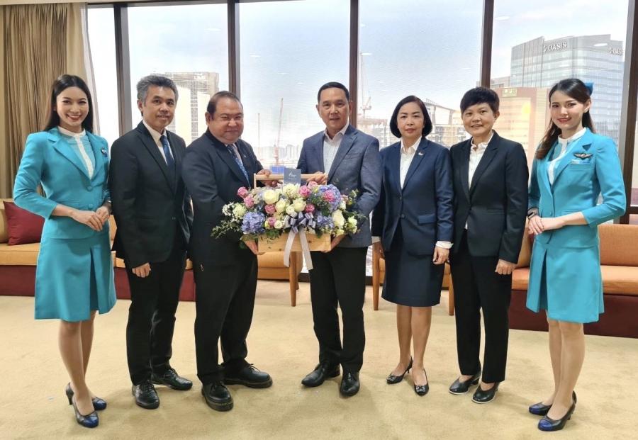 บางกอกแอร์เวย์ส ร่วมแสดงความยินดีกับ “ชาย เอี่ยมสิริ” รับตำแหน่ง DD การบินไทยคนใหม่
