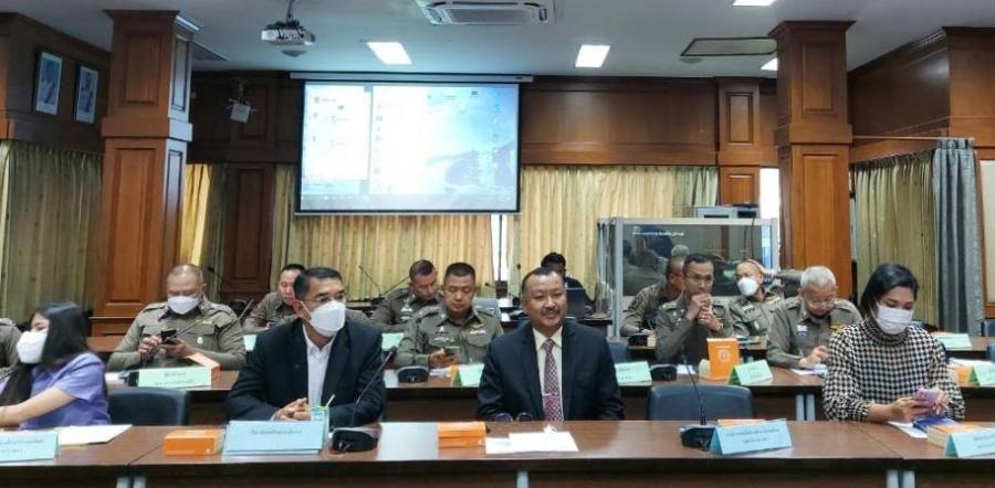 ผอ.ศูนย์ความปลอดภัยอาชีวะ  นำสถานศึกษากลุ่มสวนหลวง ร.9 ร่วมประชุมหารือผู้ว่าเมืองปากน้ำป้องกันแก้ปัญหาเหตุทะเลาะวิวาทในพื้นที่