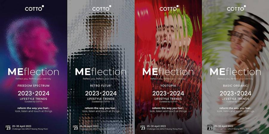 “คอตโต้” จับผลิตภัณฑ์รุ่นใหม่นำเสนอในรูปแบบงานศิลป์ภายใต้ธีม MEFlection    ตอกย้ำผู้นำนวัตกรรมวัสดุตกแต่ง ในงานสถาปนิก 2023  