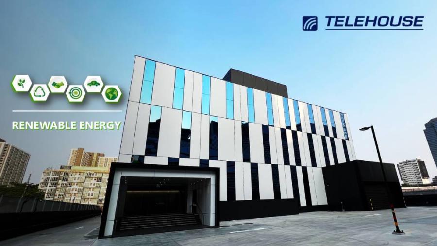 Telehouse ตั้งเป้าเป็นดาต้าเซ็นเตอร์แห่งแรกในประเทศไทยที่ใช้พลังงานหมุนเวียน 100% Telehouse ตั้งเป้าเป็นดาต้าเซ็นเตอร์แห่งแรกในประเทศไทยที่ใช้พลังงานหมุนเวียน 100%