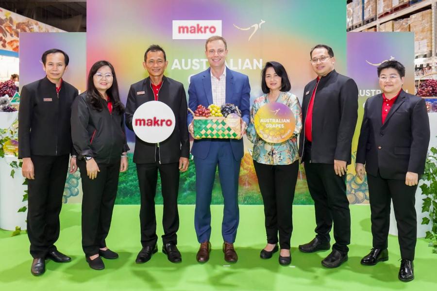 แม็คโคร เปิดฤดูกาลองุ่นออสเตรเลีย The Launch of Australian Table Grape Season นำผลผลิตคุณภาพดี ส่งตรงถึงไทย รับธุรกิจ โรงแรม ร้านอาหาร ฟื้นตัว กำลังซื้อคึกคัก แม็คโคร เปิดฤดูกาลองุ่นออสเตรเลีย The Launch of Australian Table Grape Season นำผลผลิตคุณภาพดี ส่งตรงถึงไทย รับธุรกิจ โรงแรม ร้านอาหาร ฟื้นตัว กำลังซื้อคึกคัก