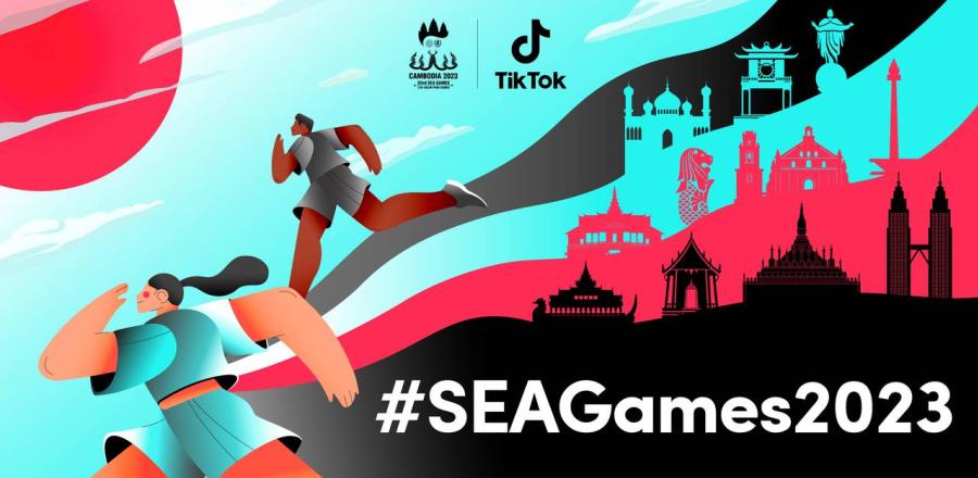 #ส่งใจเชียร์ไทย ทัพนักกีฬาไทยสู้ศึกซีเกมส์ครั้งที่ 32  กับคอนเทนท์ติดขอบสนามผ่าน TikTok
