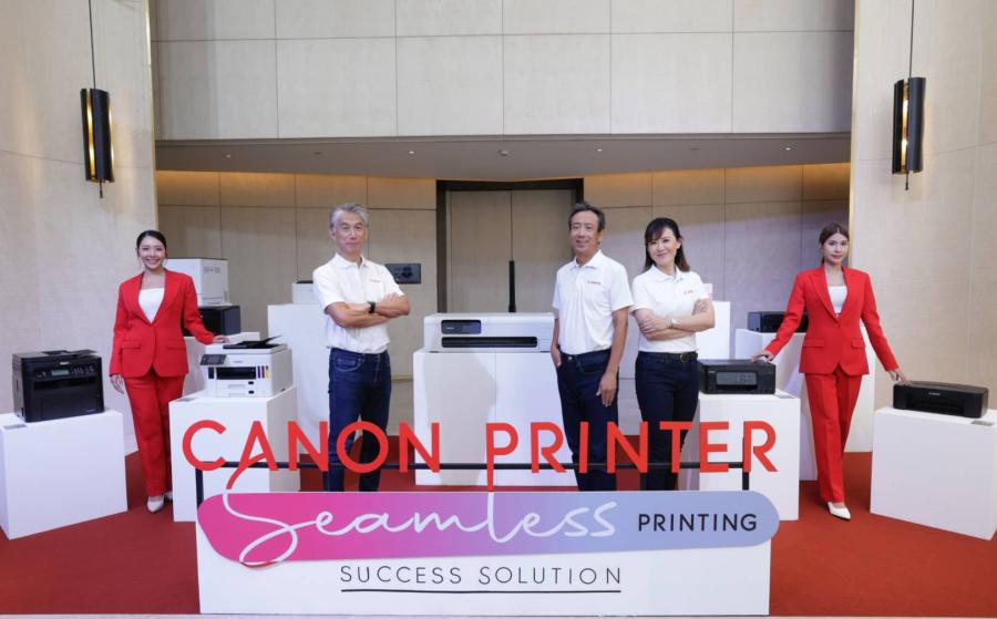 แคนนอน ประกาศความพร้อมครองอันดับ 1 ตลาดพรินเตอร์ไทย ชูจุดแข็ง Supply จัดเต็มรุกทุกเซกเมนต์ เน้น B2B เสิร์ฟธุรกิจทุกขนาด พร้อมเปิดแคมเปญการตลาดแห่งปี “แคนเซิลทุกเรื่องยากด้วยแคนนอนพรินเตอร์” ตอบโจทย์การทำงานและไลฟ์สไตล์ที่ง่ายดายด้วยผลิตภัณฑ์ใหม่ 4 กลุ่ม ทั้ง G Series – Mini Ink, Business Ink Tank, Laser Printers และ Desktop Large Format แคนนอน ประกาศความพร้อมครองอันดับ 1 ตลาดพรินเตอร์ไทย ชูจุดแข็ง Supply จัดเต็มรุกทุกเซกเมนต์ เน้น B2B เสิร์ฟธุรกิจทุกขนาด พร้อมเปิดแคมเปญการตลาดแห่งปี “แคนเซิลทุกเรื่องยากด้วยแคนนอนพรินเตอร์” ตอบโจทย์การทำงานและไลฟ์สไตล์ที่ง่ายดายด้วยผลิตภัณฑ์ใหม่ 4 กลุ่ม ทั้ง G Series – Mini Ink, Business Ink Tank, Laser Printers และ Desktop Large Format