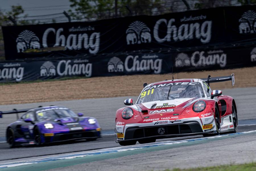 แรงต่อเนื่อง!  วุฒิกร  คว้าโพลศึกสุดยอดซูเปอร์คาร์  GT World Challenge Asia  สนามประเทศไทย