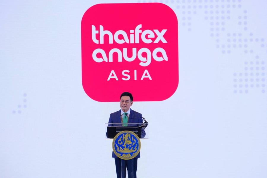 พาณิชย์ชูนโยบาย “อาหารไทย อาหารโลก” รองรับประชากรโลกที่เพิ่มขึ้น ใช้หลัก “รัฐหนุน เอกชนนำ” และส่งเสริม “ซอฟต์พาวเวอร์”  พร้อมดึงผู้ซื้อจากทั่วโลกร่วมงาน “THAIFEX - ANUGA ASIA 2023” 