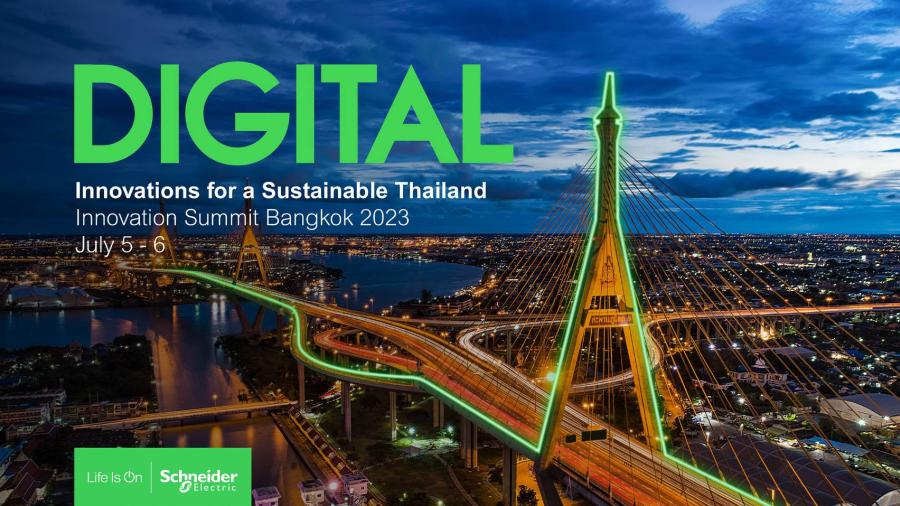 ชไนเดอร์ อิเล็คทริค เตรียมจัดงาน Innovation Summit Bangkok 2023 เพื่อให้ภาคธุรกิจมุ่งสู่การลดคาร์บอน เร่งสู่ทางลัด Net Zero     ·      ในงาน Innovation Summit Bangkok ครบครันด้วยนวัตกรรมดิจิทัล เพื่อลดการปล่อยคาร์บอน ให้องค์กรต่างๆ บรรลุ Net Zero ตามเป้าหมายของแต่ละองค์กร  ·      กรณีศึกษาเพื่อบรรลุเป้าหมายด้านความยั่งยืน จากองค์กรชั้นนำของประเทศไทย ที่มีดีกรีรางวัลความยั่งยืนระดับโลก  ·      การบริการด้านการให้คำปรึกษาเพื่อสร้างความยั่งยืน โดยผู้เชี่ยวชาญจากชไนเดอร์ อิเล็คทริค