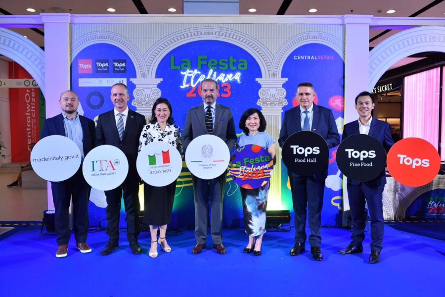 ท็อปส์ จัดงาน ‘Grande Italia 2023 : La Festa Italiana’ เทศกาลอาหารอิตาเลียนสุดยิ่งใหญ่ใจกลางกรุง คัดสรรสินค้ากว่า 1,000 รายการ ส่งตรงจากแคว้นดังทั่วภูมิภาคของอิตาลี ท็อปส์ จัดงาน ‘Grande Italia 2023 : La Festa Italiana’ เทศกาลอาหารอิตาเลียนสุดยิ่งใหญ่ใจกลางกรุง คัดสรรสินค้ากว่า 1,000 รายการ ส่งตรงจากแคว้นดังทั่วภูมิภาคของอิตาลี