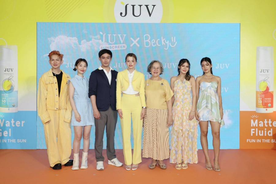 JUV (จุ๊ฟ) เปิดตัว “เบ็คกี้–รีเบคก้า” นั่งแท่น Friend of JUV JUV (จุ๊ฟ) เปิดตัว “เบ็คกี้–รีเบคก้า” นั่งแท่น Friend of JUV
