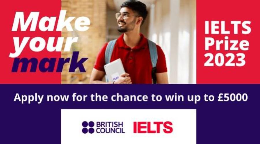 บริติช เคานซิล เปิดรับสมัครทุน IELTS Prize 2023