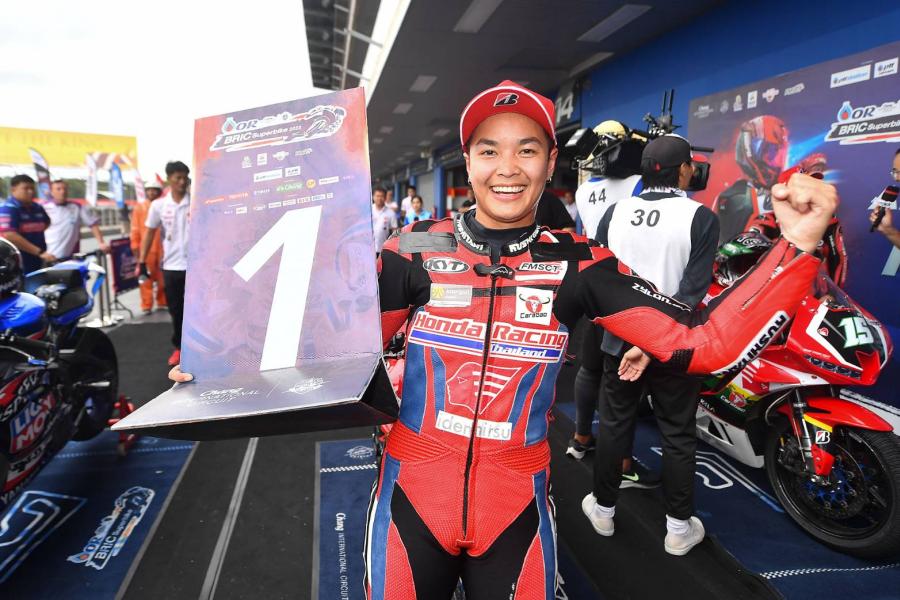 OR BRIC Superbike 2023 สนาม 3 เข้มข้น! “นครินทร์-มุกข์ลดา” คว้าชัย 3 เรซติด “สิรภพ” ผงาด ซูเปอร์สต็อก