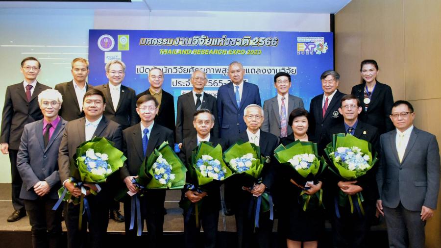 วช. ผนึก สวทช. ประกาศ 6 นักวิจัยศักยภาพสูง ปี 65 - 66 รับทุนมุ่งยกระดับประเทศอย่างก้าวกระโดด ในงาน “Thailand Research Expo 2023” วช. ผนึก สวทช. ประกาศ 6 นักวิจัยศักยภาพสูง ปี 65 - 66 รับทุนมุ่งยกระดับประเทศอย่างก้าวกระโดด ในงาน “Thailand Research Expo 2023”