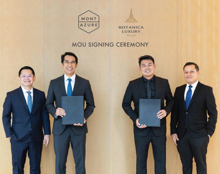 มอนท์เอซัวร์ ผนึกพันธมิตร โบทานิก้า ลักซูรี่ วิลล่า ลงนาม MOU ผุดวิลล่าสุดหรูวิวทะเลภูเก็ต ราคา 49-170 ล้านบาท รวมมูลค่าโครงการกว่า 2600 ล้านบาท มอนท์เอซัวร์ ผนึกพันธมิตร โบทานิก้า ลักซูรี่ วิลล่า ลงนาม MOU ผุดวิลล่าสุดหรูวิวทะเลภูเก็ต ราคา 49-170 ล้านบาท รวมมูลค่าโครงการกว่า 2600 ล้านบาท