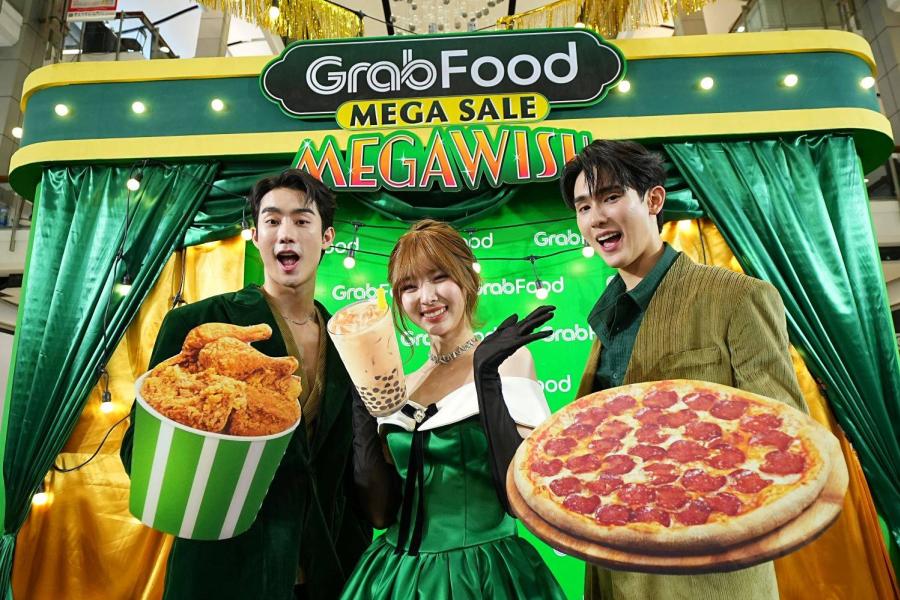 จุใจส่งท้ายปี! แกร็บชวน “ฟอส-บุ๊ค” และ “เนเน่” แท็กทีมส่งความสุข  ในงาน ‘GrabFood Mega Sale MEGA WISH ลดใหญ่ สมใจอยาก’ พร้อมโชว์สุดเซอร์ไพรส์ มอบส่วนลดสูงถึง 4 ต่อ!