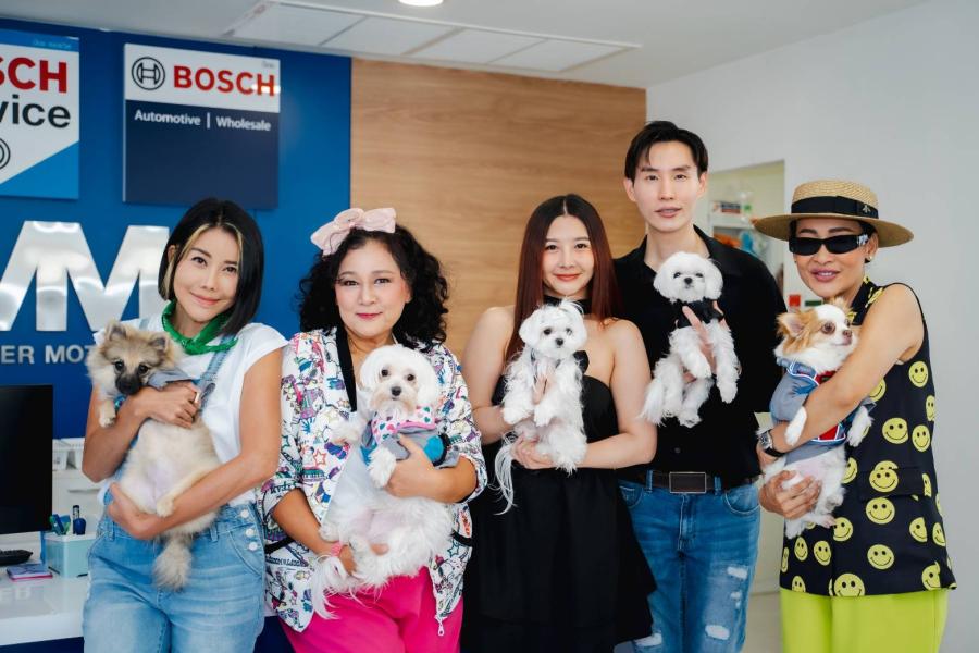MMS ศูนย์บริการฯ แห่งแรกในรูปแบบ Pet Friendly Service ต้อนรับ ‘พี่จวง’ จุ๊บแจง-วิมลพันธ์ จากละครดัง ‘พรหมลิขิต’ พร้อมเหล่าอินฟลูฯ นำน้องหมาและรถยนต์คู่ใจ เข้ารับบริการ