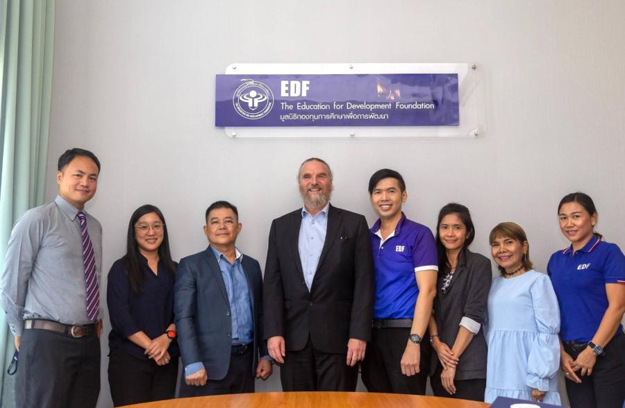 มูลนิธิ EDF ต้อนรับคณะจากสถานทูตสหรัฐอเมริกา