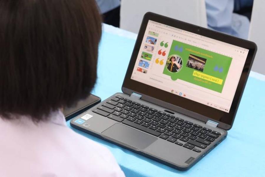 เลอโนโว ประเทศไทย สนับสนุนการเรียนรู้เชิงรุกให้แก่นักเรียนที่มีความบกพร่องทางการได้ยิน โรงเรียนเศรษฐเสถียร ในพระราชูปถัมภ์ ร่วมกับ Google for Education เลอโนโว ประเทศไทย ส่งมอบอุปกรณ์ Lenovo Chromebook จำนวน 60 เครื่องให้กับโรงเรียนเศรษฐเสถียร เพื่อสนับสนุนการพัฒนาทักษะเชิงรุกของนักเรียนที่มีความบกพร่องทางการได้ยิน เลอโนโว ประเทศไทย สนับสนุนการเรียนรู้เชิงรุกให้แก่นักเรียนที่มีความบกพร่องทางการได้ยิน โรงเรียนเศรษฐเสถียร ในพระราชูปถัมภ์ ร่วมกับ Google for Education เลอโนโว ประเทศไทย ส่งมอบอุปกรณ์ Lenovo Chromebook จำนวน 60 เครื่องให้กับโรงเรียนเศรษฐเสถียร เพื่อสนับสนุนการพัฒนาทักษะเชิงรุกของนักเรียนที่มีความบกพร่องทางการได้ยิน