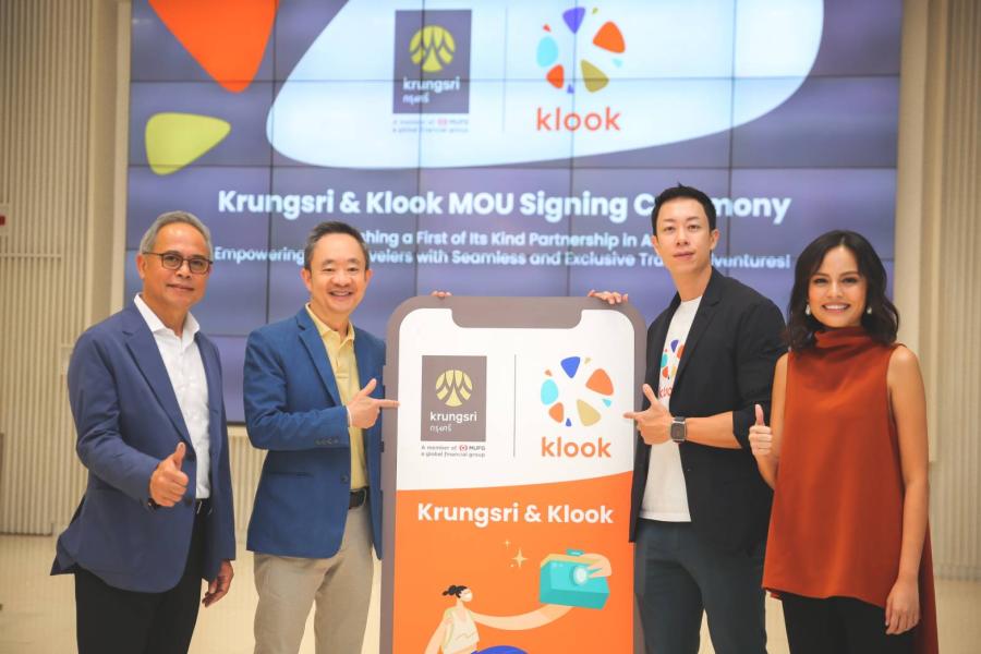 ครั้งแรกในเอเชีย! Klook และ กรุงศรี ผนึกกำลังเสริมความแข็งแกร่งตลาดท่องเที่ยว ยกระดับประสบการณ์ให้นักท่องเที่ยวไทย เที่ยวง่าย เที่ยวคุ้มยิ่งกว่าเดิม ครั้งแรกในเอเชีย! Klook และ กรุงศรี ผนึกกำลังเสริมความแข็งแกร่งตลาดท่องเที่ยว ยกระดับประสบการณ์ให้นักท่องเที่ยวไทย เที่ยวง่าย เที่ยวคุ้มยิ่งกว่าเดิม