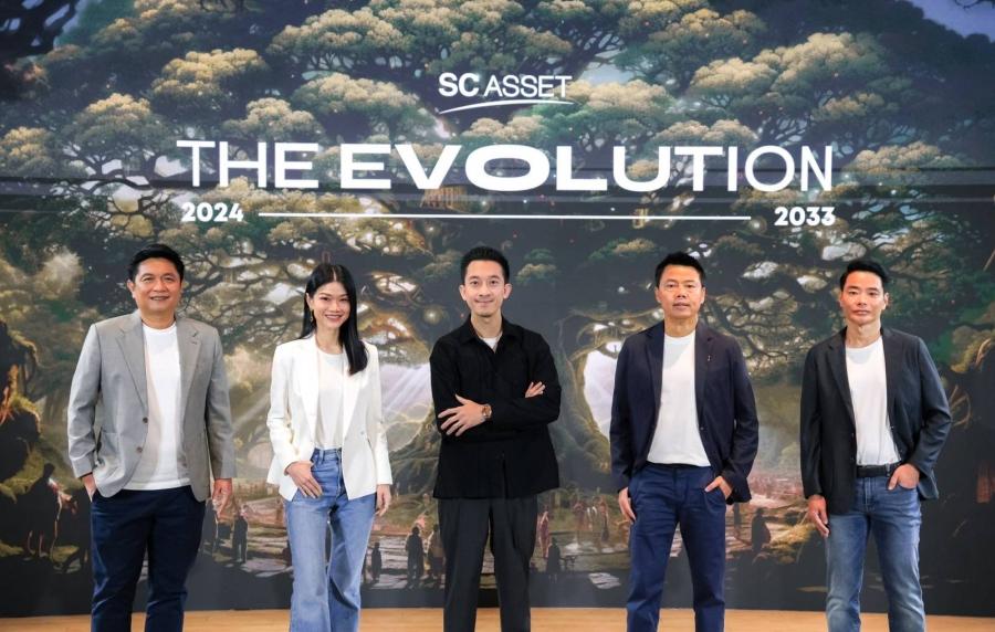 SC ก้าวสู่ทศวรรษที่ 3 ประกาศวิสัยทัศน์ธุรกิจ SC the Evolution “สร้างคุณค่าสู่คนและโลก เติบโตบนความหลากหลาย” มั่นใจกวาดรายได้รวม รวม 5 ปี 150000 ลบ.  ปี 2567 ตั้งเป้ายอดขายนิวไฮ 28000 ลบ. และ ทุ่มงบลงทุนกว่า 25000 ลบ. พร้อมลุยธุรกิจหลากหลาย ที่อยู่อาศัย โรงแรม คลังสินค้า ออฟฟิศ