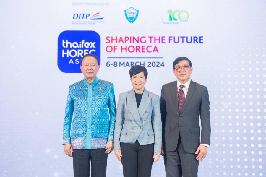 พาณิชย์ DITP ผนึกกำลัง TCC และ KM จัดงานแสดงสินค้า THAIFEX – HOREC ASIA 2024 เจาะตลาดสินค้ากลุ่มธุรกิจโรงแรม ร้านอาหาร และการจัดเลี้ยง ดันไทยเป็นศูนย์กลาง HoReCa แห่งเอเชีย พาณิชย์ DITP ผนึกกำลัง TCC และ KM จัดงานแสดงสินค้า THAIFEX – HOREC ASIA 2024 เจาะตลาดสินค้ากลุ่มธุรกิจโรงแรม ร้านอาหาร และการจัดเลี้ยง ดันไทยเป็นศูนย์กลาง HoReCa แห่งเอเชีย