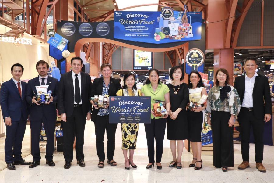ท็อปส์ ในเครือเซ็นทรัล รีเทล จัดงาน Discover World’s Finest พาเหรดสินค้าระดับตำนาน-วัตถุดิบเกรดพรีเมียม การันตีด้วยรางวัลจากทั่วโลก ท็อปส์ ในเครือเซ็นทรัล รีเทล จัดงาน Discover World’s Finest พาเหรดสินค้าระดับตำนาน-วัตถุดิบเกรดพรีเมียม การันตีด้วยรางวัลจากทั่วโลก