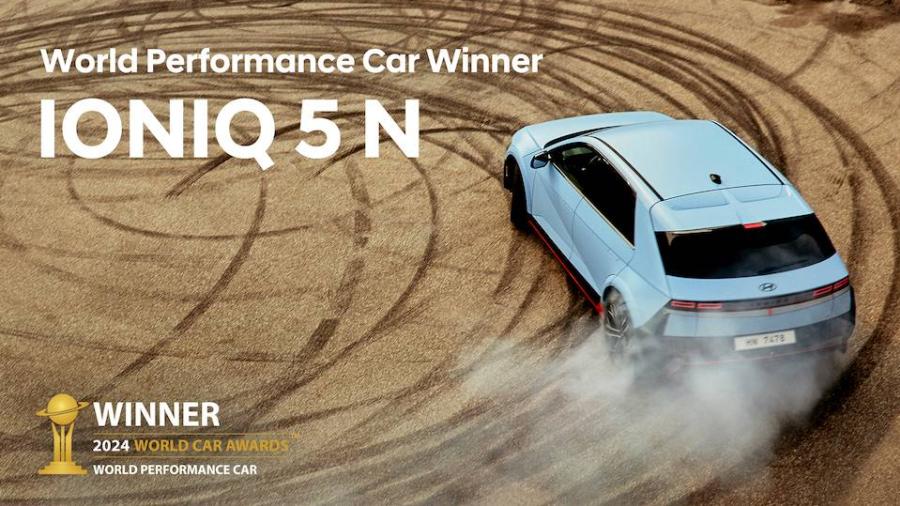 IONIQ 5 N คว้ารางวัลรถยนต์สมรรถนะสูงยอดเยี่ยมแห่งปี 2024 World Performance Car Award  