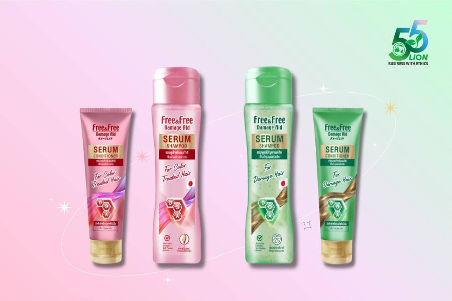ไอเท็มเด็ดรับสงกรานต์ที่สายทำสีต้องไปตำ กับ  “Free & Free Damage Aid” แชมพูสำหรับผมทำสี สนุกกับการทำสี ดูแลสีผมสวยแบบไม่ต้องกลัวเสีย