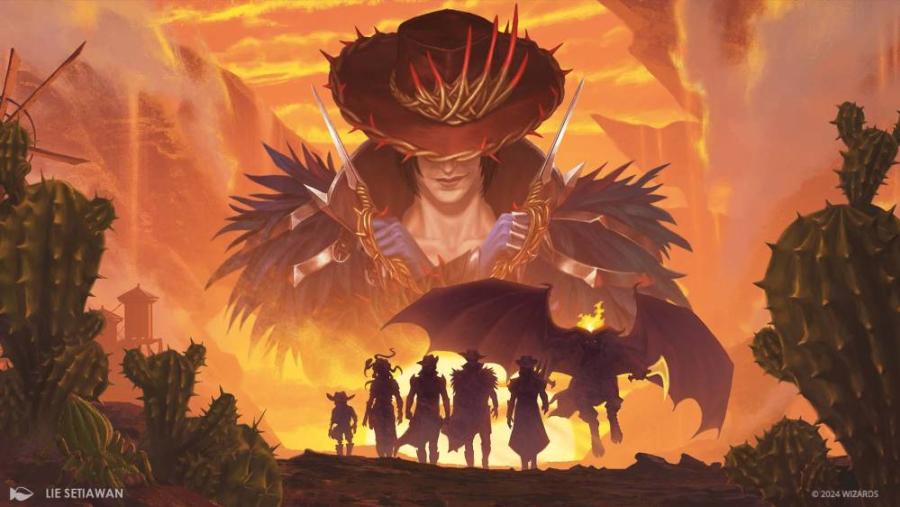 มาร่วมกันก่อความวุ่นวายไปกับ Outlaws of Thunder Junction โลกธีมคาวบอยใหม่ล่าสุดของ Magic อัดแน่นไปด้วยแก๊งอาชญากร การโจรกรรม อาชญากรรม และสมบัติอันล้ำค่าที่ทุกคนมีโอกาสช่วงชิงมาครอบครอง! มาร่วมกันก่อความวุ่นวายไปกับ Outlaws of Thunder Junction โลกธีมคาวบอยใหม่ล่าสุดของ Magic อัดแน่นไปด้วยแก๊งอาชญากร การโจรกรรม อาชญากรรม และสมบัติอันล้ำค่าที่ทุกคนมีโอกาสช่วงชิงมาครอบครอง!