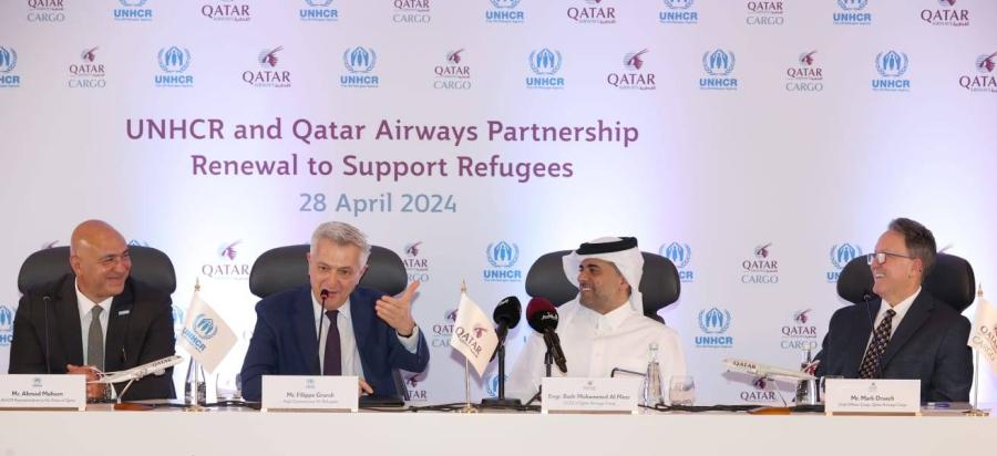 กาตาร์ แอร์เวย์ส เดินหน้าสนับสนุนชุมชนร่วมกับ UNHCR กาตาร์ แอร์เวย์ส เดินหน้าสนับสนุนชุมชนร่วมกับ UNHCR
