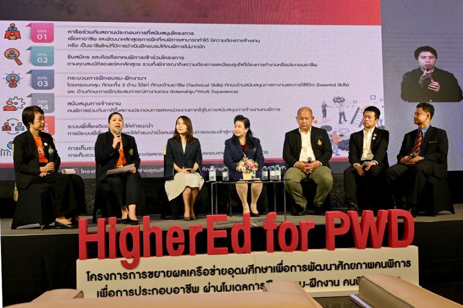พม. หนุน โครงการขยายผลโมเดลการฝึกอบรม-ฝึกงานคนพิการ มจธ. จับมือ 5 มหาวิทยาลัยเครือข่าย นำร่อง ร่วมพัฒนาศักยภาพคนพิการเพื่อการประกอบอาชีพอย่างยั่งยืน พม. หนุน โครงการขยายผลโมเดลการฝึกอบรม-ฝึกงานคนพิการ มจธ. จับมือ 5 มหาวิทยาลัยเครือข่าย นำร่อง ร่วมพัฒนาศักยภาพคนพิการเพื่อการประกอบอาชีพอย่างยั่งยืน