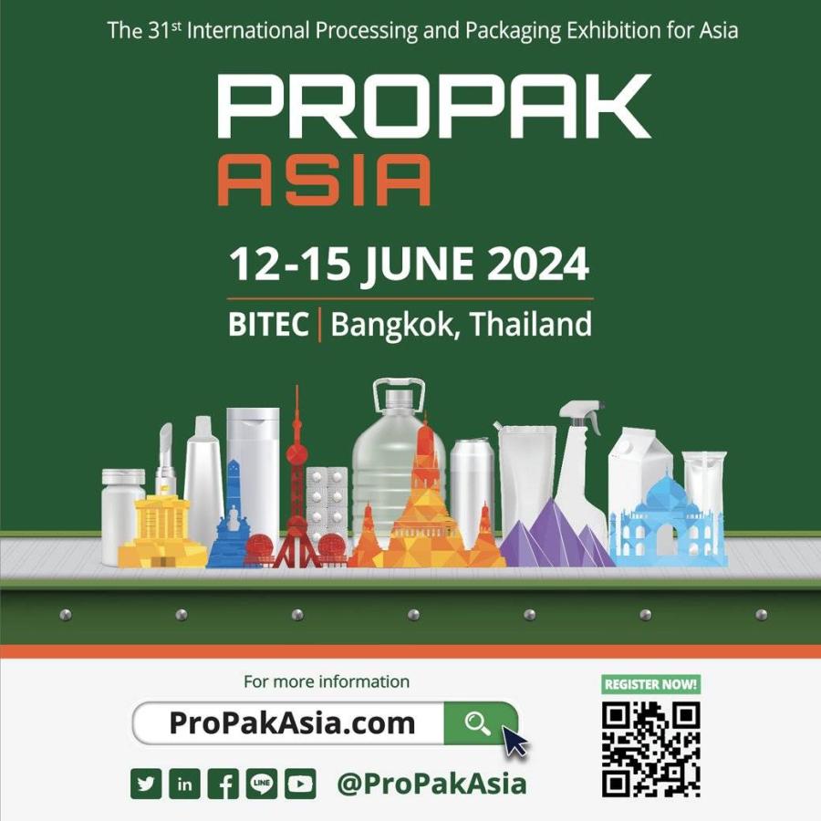อินฟอร์มา มาร์เก็ตส์ พร้อมจัดงาน ProPak Asia 2024 งานแสดงเทคโนโลยีกระบวนการผลิต แปรรูปและบรรจุภัณฑ์ที่ใหญ่ที่สุดของเอเชีย เชิญผู้สนใจในอุตสาหกรรมอาหารและเครื่องดื่มร่วมงาน วันที่ 12–15 มิถุนายน 2567 ณ ศูนย์นิทรรศการและการประชุมไบเทค อินฟอร์มา มาร์เก็ตส์ พร้อมจัดงาน ProPak Asia 2024 งานแสดงเทคโนโลยีกระบวนการผลิต แปรรูปและบรรจุภัณฑ์ที่ใหญ่ที่สุดของเอเชีย เชิญผู้สนใจในอุตสาหกรรมอาหารและเครื่องดื่มร่วมงาน วันที่ 12–15 มิถุนายน 2567 ณ ศูนย์นิทรรศการและการประชุมไบเทค