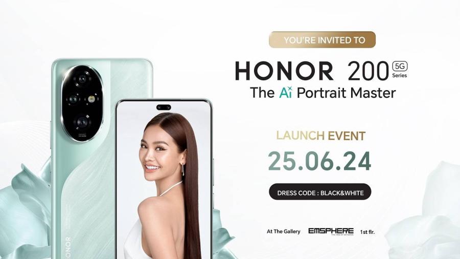HONOR พร้อมชน! ส่ง HONOR 200 Series สมาร์ตโฟนสเปคระดับเรือธง เปิดประสบการณ์การถ่ายภาพระดับตำนานด้วยกล้อง AI ร่วมมือพัฒนากับ Harcourt Studio เตรียมเปิดราคา 25 มิ.ย.นี้! HONOR พร้อมชน! ส่ง HONOR 200 Series สมาร์ตโฟนสเปคระดับเรือธง เปิดประสบการณ์การถ่ายภาพระดับตำนานด้วยกล้อง AI ร่วมมือพัฒนากับ Harcourt Studio เตรียมเปิดราคา 25 มิ.ย.นี้!