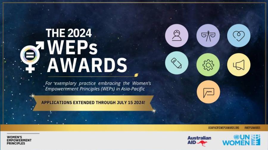 เปิดรับสมัคร - UN Women 2024 Asia-Pacific WEPs Awards เปิดรับสมัคร - UN Women 2024 Asia-Pacific WEPs Awards