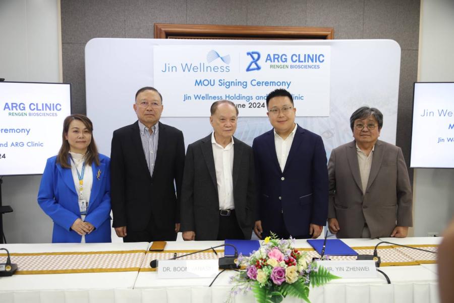 จิณณ์ เวลเนส โฮลดิ้งส์ จับมือกับ ARG Clinic เพื่อจัดตั้งห้องปฏิบัติการวิจัยแห่งใหม่เพื่อขยายการบริการด้าน aesthetics