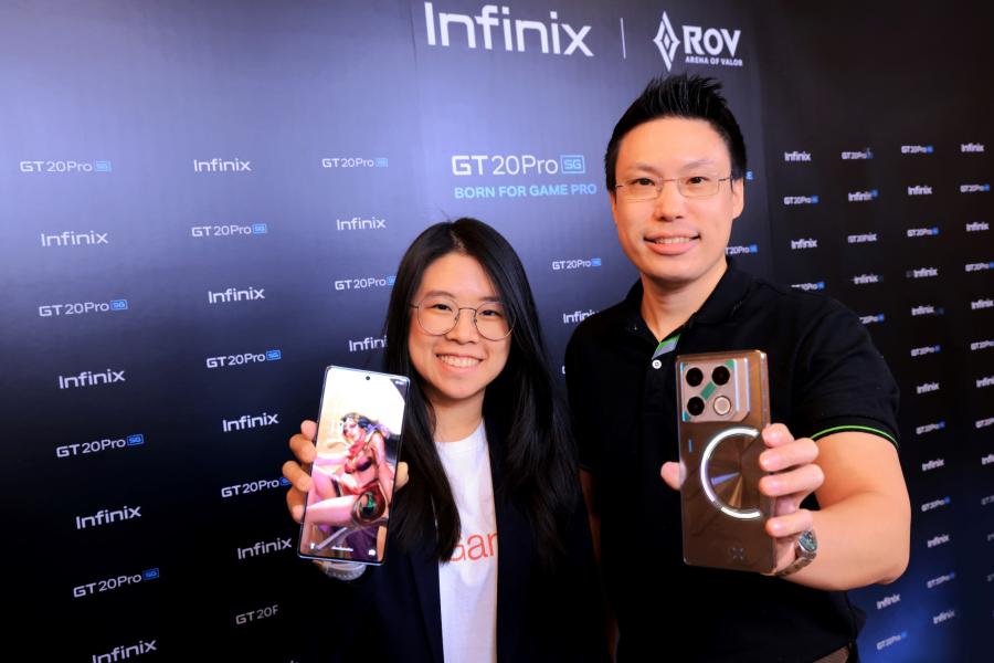 Infinix เปิดตัว GT 20 Pro 5G เกมมิ่งโฟนสเปคแรง ราคาคุ้ม  สมาร์ทโฟนหนึ่งเดียวในการแข่งขัน RoV Pro League 2024 Winter