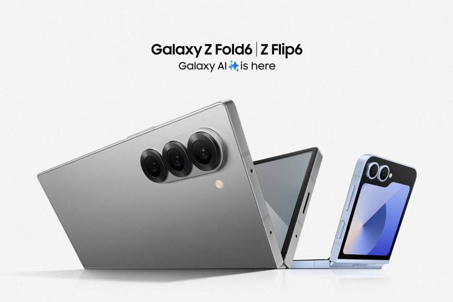 ซัมซุงเปิดตัว Galaxy Z Fold6 และ Z Flip6 ยกระดับเทคโนโลยี AI สู่มิติใหม่     ·      พบกับสุดยอด Galaxy AI ที่พัฒนาใหม่อีกขั้นด้วยดีไซน์พับที่เป็นเอกลักษณ์ของ Galaxy Z และ Galaxy Ecosystem ที่เชื่อมกันอย่างไร้รอยต่อ  ·      และพบกับ Galaxy Buds3 Pro ที่ยกระดับคุณภาพเสียงและการสื่อสารด้วยนวัตกรรม AI สุดล้ำสมัย