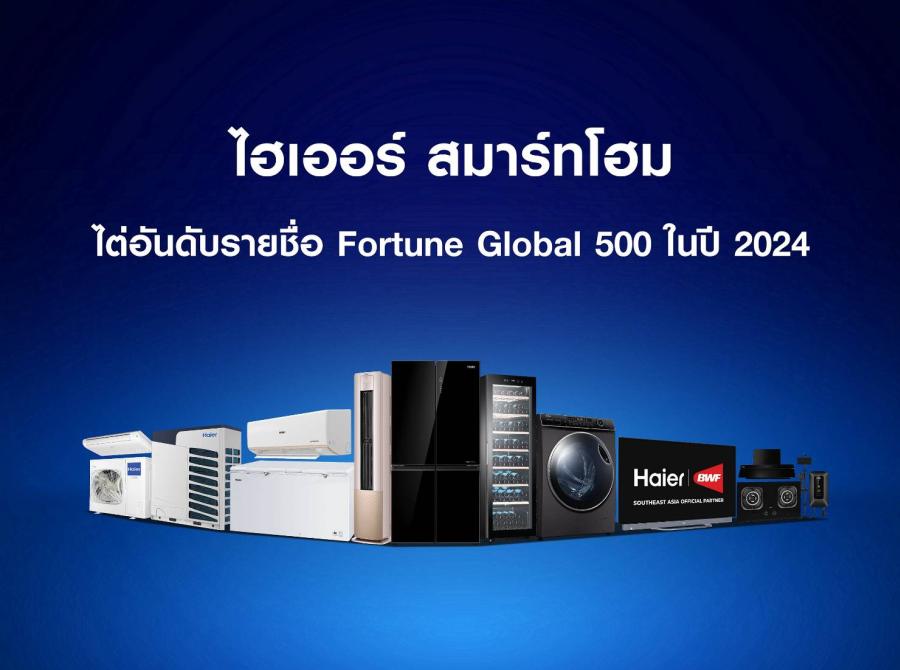 ไฮเออร์ สมาร์ทโฮม ประกาศศักยภาพ ไต่อันดับรายชื่อ Fortune Global 500 อีกครั้งในปีนี้ ไฮเออร์ สมาร์ทโฮม ประกาศศักยภาพ ไต่อันดับรายชื่อ Fortune Global 500 อีกครั้งในปีนี้
