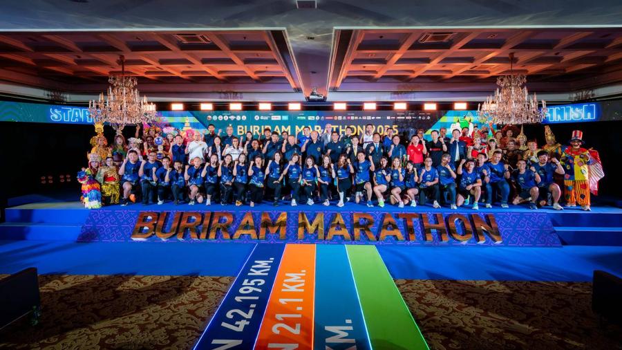 บิ๊กเซอร์ไพรส์! Buriram Marathon 2025 ฉลองปีที่ 9 สุดอลังการ ชูเป้าหมายใหม่ ปักหมุดสู่การเป็น “สวรรค์ของนักวิ่ง”ทั่วโลกอย่างแท้จริง บิ๊กเซอร์ไพรส์! Buriram Marathon 2025 ฉลองปีที่ 9 สุดอลังการ ชูเป้าหมายใหม่ ปักหมุดสู่การเป็น “สวรรค์ของนักวิ่ง”ทั่วโลกอย่างแท้จริง