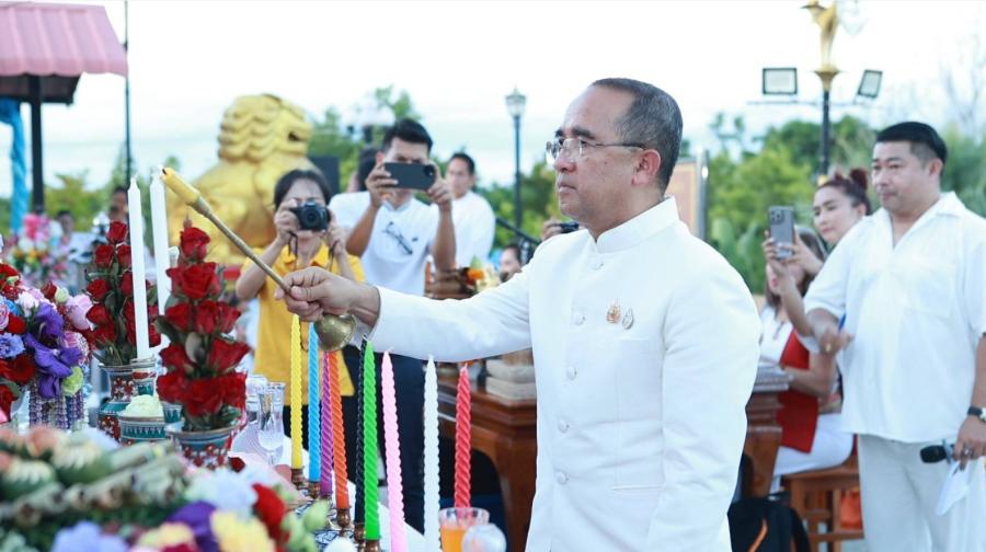 วัดตาลเจ็ดยอด รับนโยบายการท่องเที่ยวของพ่อเมือง จัดพิธีจุดเทียนมนต์อักขระแห่งองค์ท้าวเวสสุวรรณ พร้อมห่มผ้าบวงสรวงสมเด็จพระพุฒาจารย์(โต)