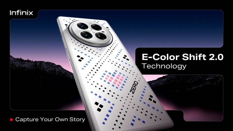 Infinix เปิดตัว E-Color Shift 2.0 ปฏิวัติการปรับแต่งฝาหลังสมาร์ทโฟนรูปแบบใหม่ด้วยเทคโนโลยี AI Infinix เปิดตัว E-Color Shift 2.0 ปฏิวัติการปรับแต่งฝาหลังสมาร์ทโฟนรูปแบบใหม่ด้วยเทคโนโลยี AI