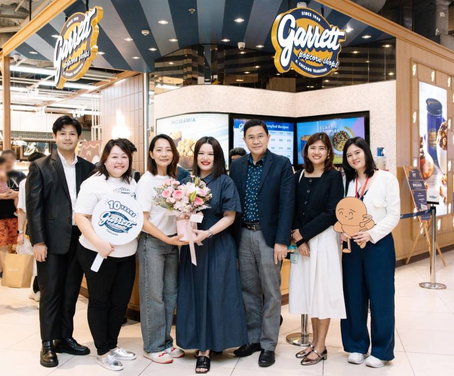 Garrett Popcorn Shops® ฉลอง 10 ปีความสุขล้นถังในไทย  เผยเส้นทาง 75 ปีแห่งความอร่อยที่ครองใจแฟน ๆ ทั่วโลก