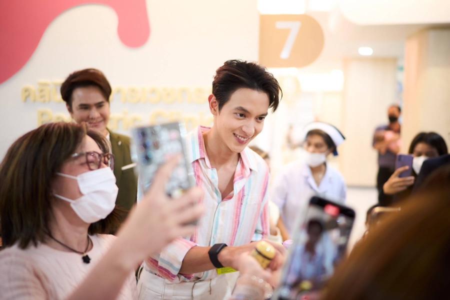 พาสเทล จับมือ เจมส์ จิรายุ แจกรอยยิ้มสดใสพร้อมลมหายใจสดชื่น ณ สถาบันสุขภาพเด็กแห่งชาติมหาราชินี  