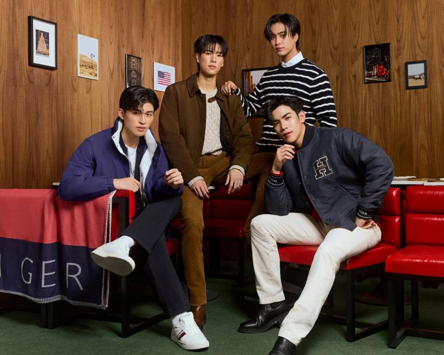 TOMMY HILFIGER ต้อนรับ 4 หนุ่ม ปอนด์ ภูวินทร์ เจมีไนน์ และโฟร์ท  เข้าสู่ Tommy Family ในฐานะแบรนด์แอมบาสเดอร์คนล่าสุด  พร้อมนำกระแส T-WAVE สร้างตำนานบทใหม่ให้วงการแฟชั่นระดับโลก   