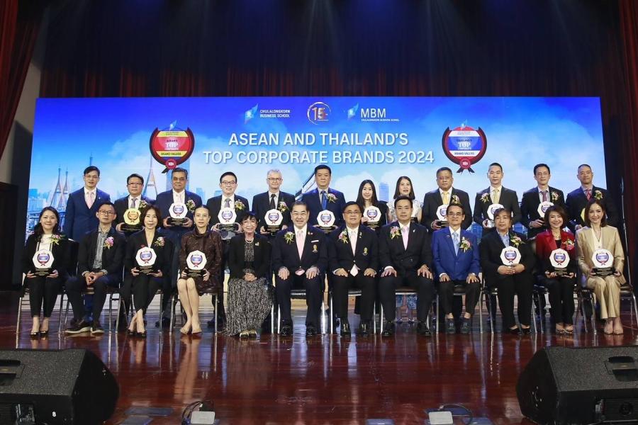 จุฬาลงกรณ์มหาวิทยาลัย มอบรางวัล ASEAN and Thailand’s Top Corporate Brands เป็นปีที่ 15 แก่องค์กรที่มีมูลค่าแบรนด์องค์กรสูงสุดประจำปี พ.ศ. 2567 DELTA รับรางวัล ASEAN’s Top Corporate Brand 2024 (Thailand) BEM รับรางวัล Thailand’s Top Corporate Brand Hall of Fame 2024