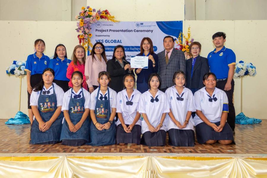 วีเอฟเอส โกลบอล ร่วมกับมูลนิธิ EDF ส่งเสริมโครงการสร้างงาน สร้างรายได้ในฉะเชิงเทรา   