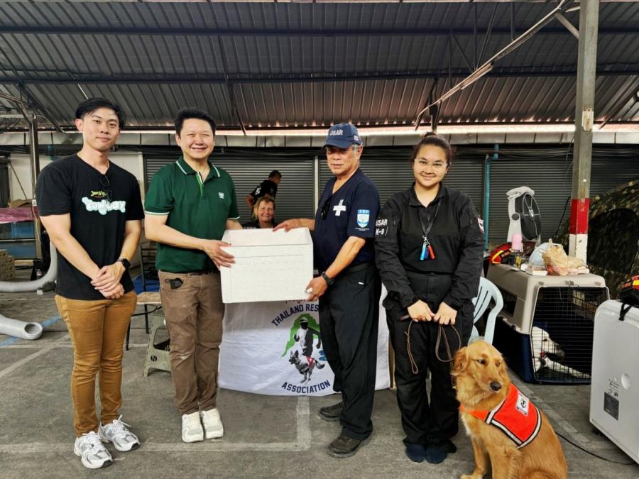 JerHigh เคียงข้าง “ชุดปฏิบัติการสุนัข K9” ฮีโร่ 4 ขา ในภารกิจค้นหาผู้รอดชีวิต จากเหตุแผ่นดินไหว JerHigh เคียงข้าง “ชุดปฏิบัติการสุนัข K9” ฮีโร่ 4 ขา ในภารกิจค้นหาผู้รอดชีวิต จากเหตุแผ่นดินไหว