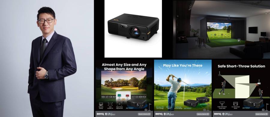 BenQ เปิดตัว Golf Simulator Projector รุ่น AK700ST ใหม่ล่าสุด การันตีความสมจริงทั้ง “Swing – Play – Watch” พร้อมถ่ายทอดทุกรายละเอียดของสนามกอล์ฟระดับโลกสู่ทุกบ้าน